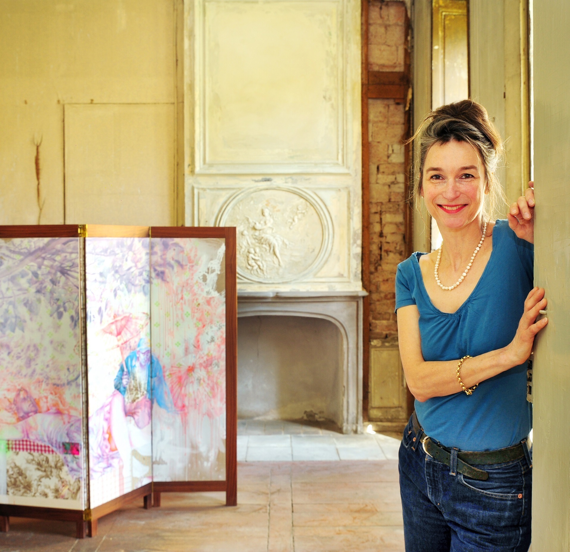 Die Malerin Fides Becker präsentiert ihre Werke ab 18. Juli in der phantasievollen Ausstellung „Landpartie“.