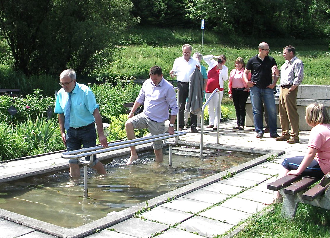 Wasser kann zum echten Erlebnis werden – am Lehrpfad in Heiligenstadt kann man sich ab sofort davon überzeugen. Foto: Markt Heiligenstadt