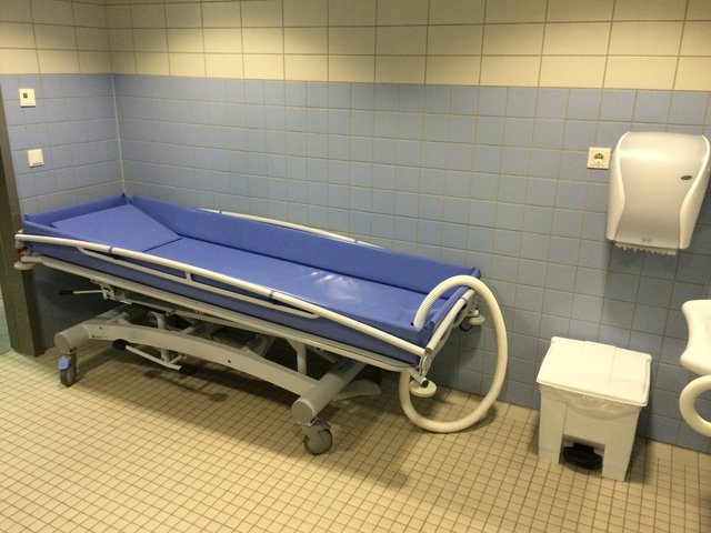 ,,Toilette für alle" mit Pflegeliege zur Hygiene im SüdstadtBad. | Foto: oh/C. Vogel