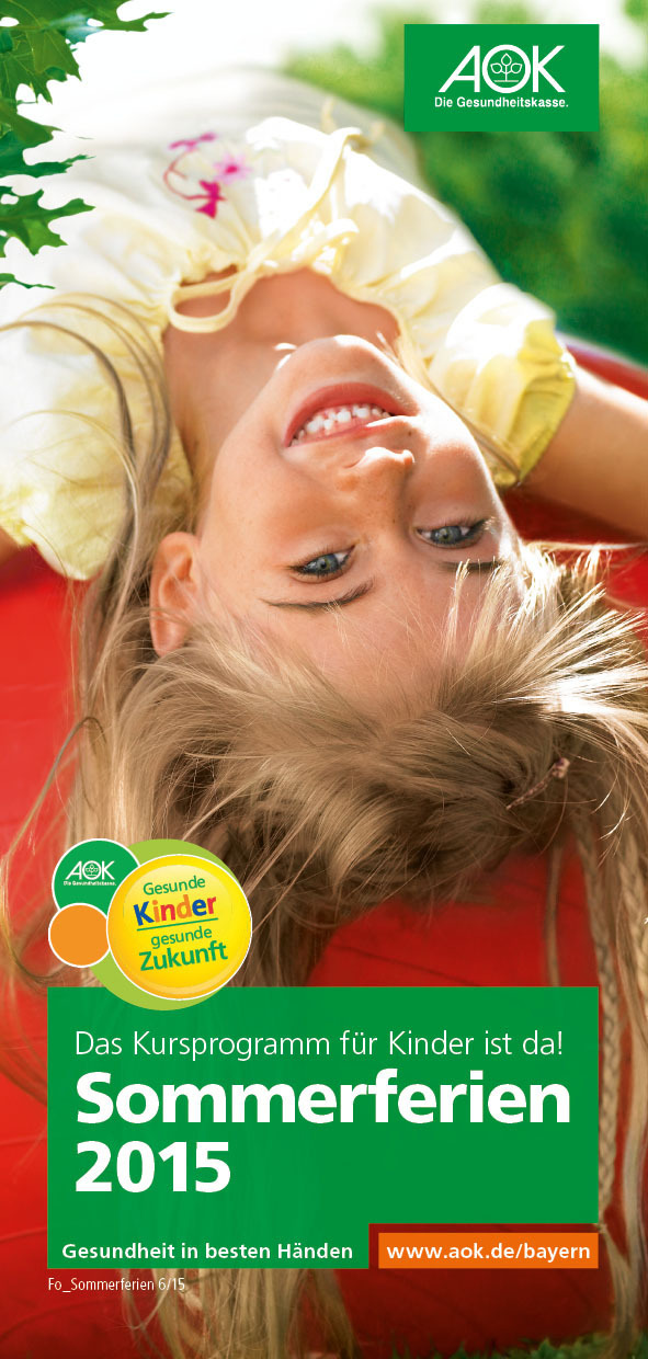 Das AOK-Sommerferienprogramm finden Sie online unter www.aok-mittelfranken.de.