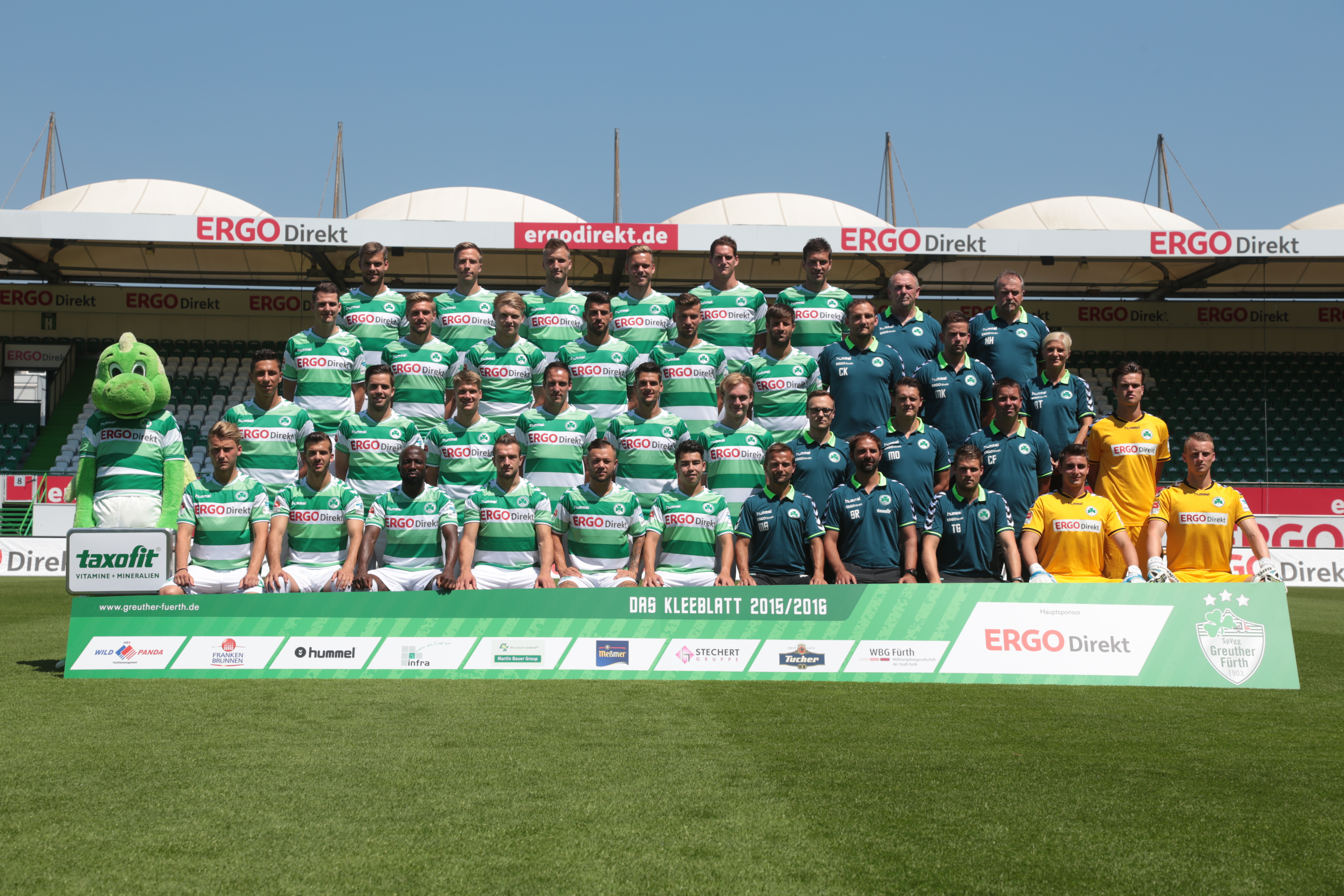 Das Kleeblatt in der Saison 2015/16.