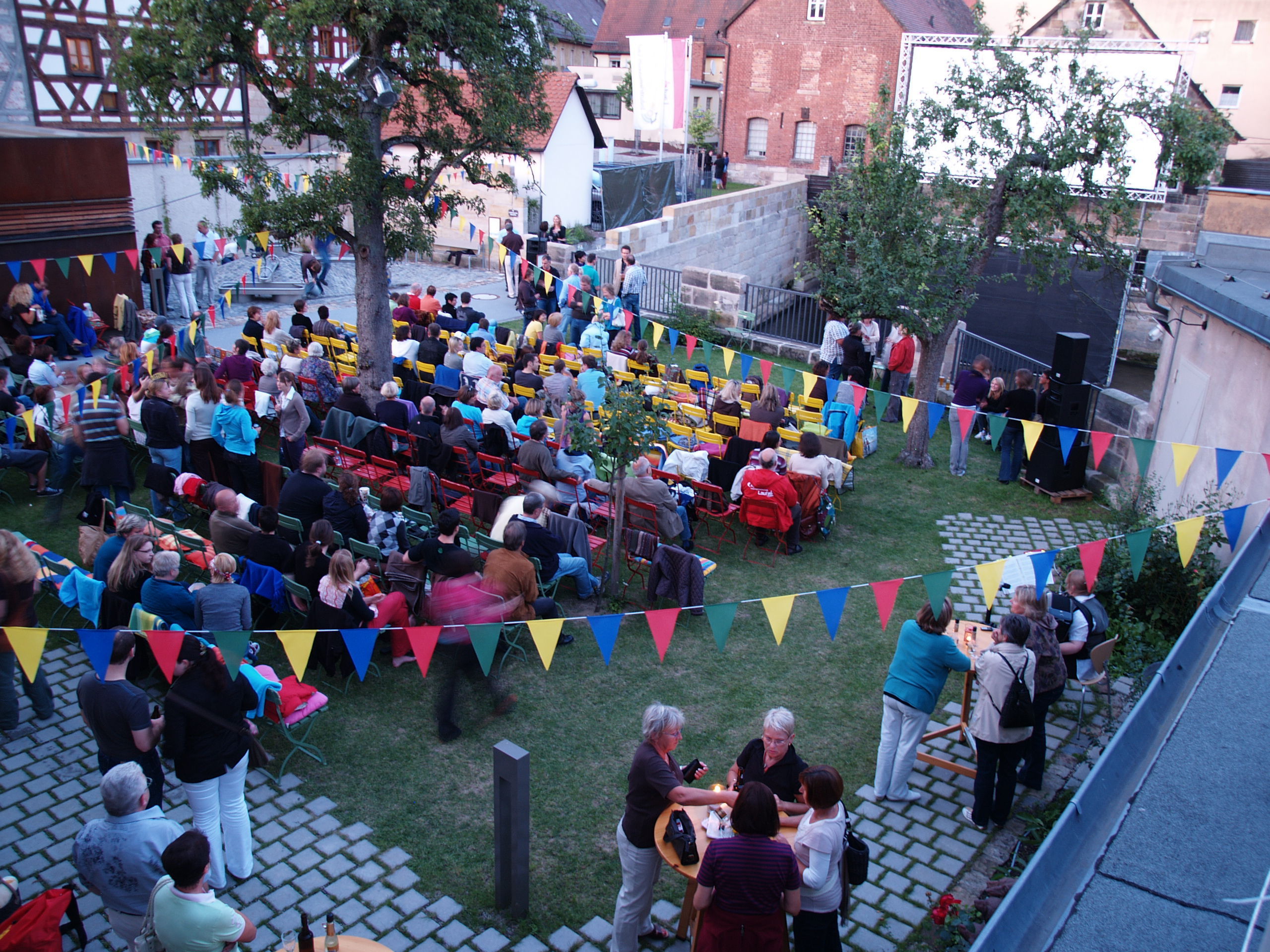 Laufer Sommerkino im Industriemuseum Lauf.