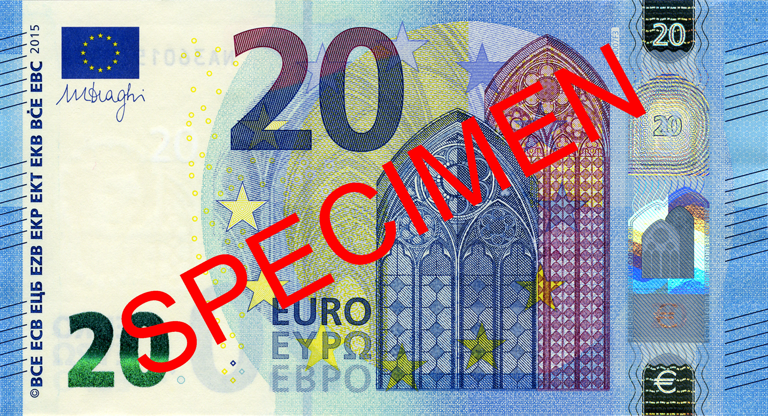Am 25. November dieses Jahres kommt die neue 20-Euro-Banknote in den Umlauf. Wesentliche Neuerungen betreffen die Verbesserung der Sicherheitsmerkmale.