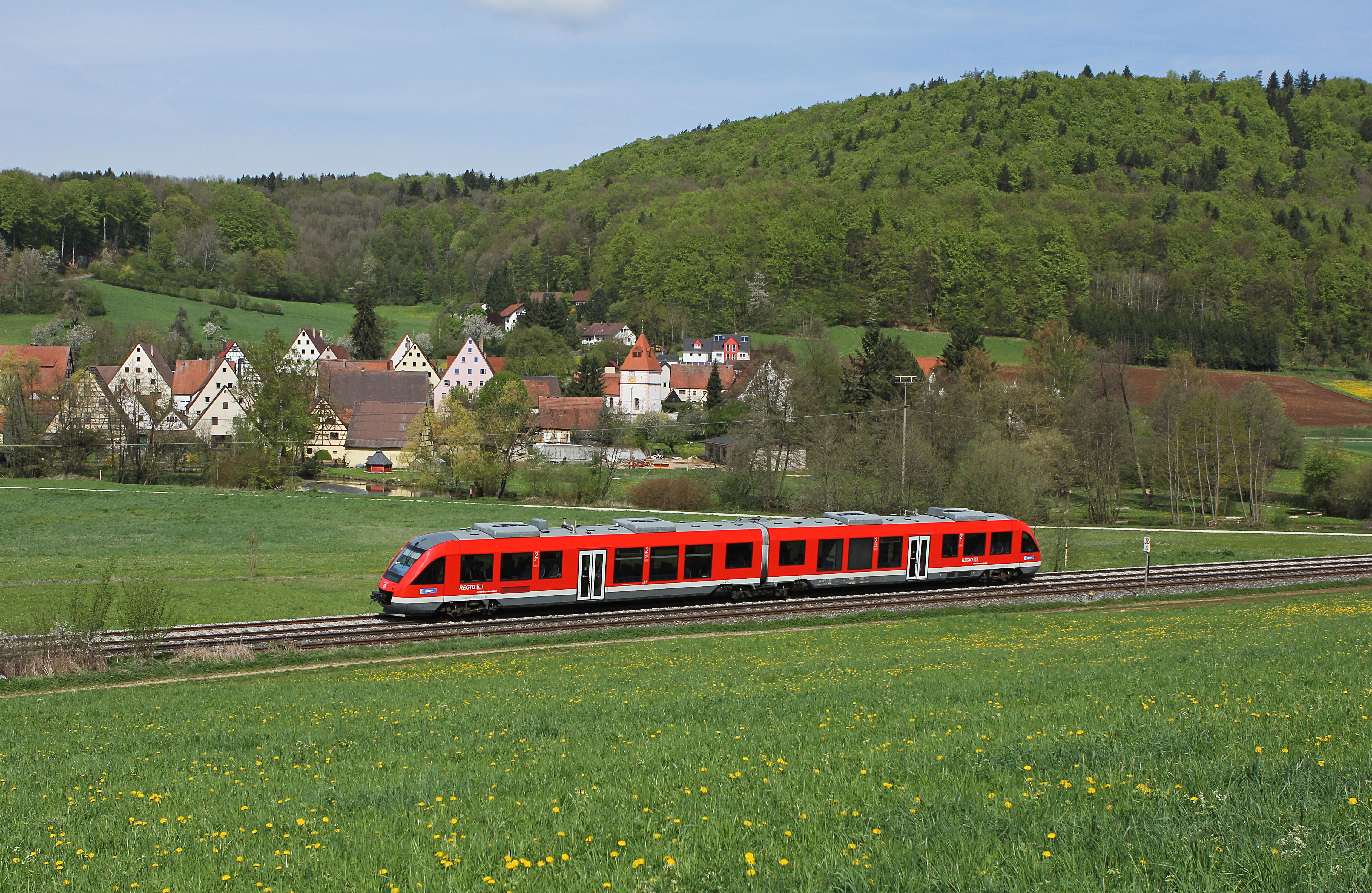 Die Mittelfrankenbahn bringt Urlauber und Gäste zu den schönsten Orten in der Region.