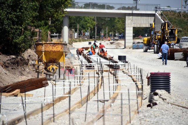 Neubautrasse im Bereich Götzenweg. | Foto: VAG Verkehrs-Aktiengesellschaft/Claus Felix