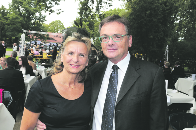 Tucher-Geschäftsführer Fred Höfler mit Ehefrau Beatrice. | Foto: bp/Verena und Udo Dreier/Tom Schreiner