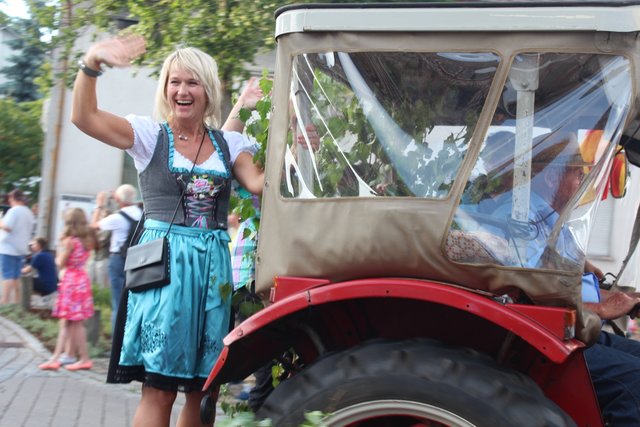 Gute Laune ist bei der Kirchweih in Schwand garantiert. | Foto: Victor Schlampp