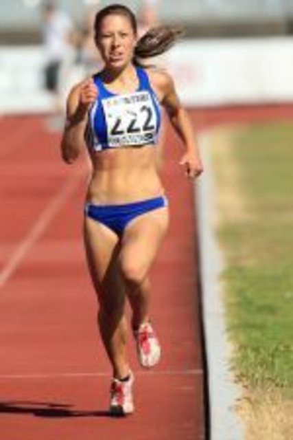 erfolgreiches Comeback nach 2 Jahren Wettkampfpause: Lisa Wirth Fotos: LAC Quelle Fürth