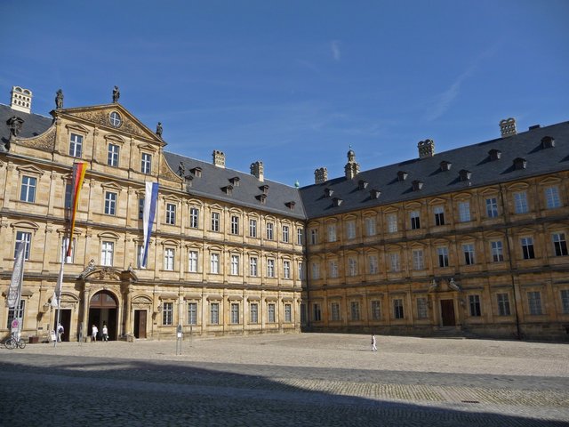Blick auf die Neue Residenz