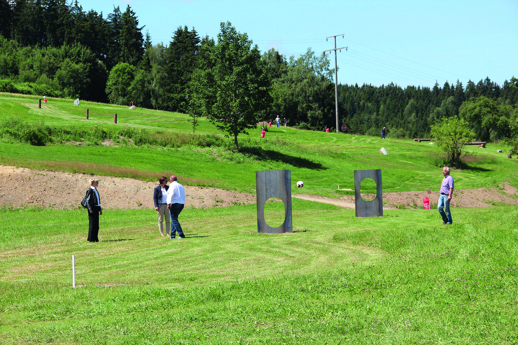 Fußballgolf-Platz