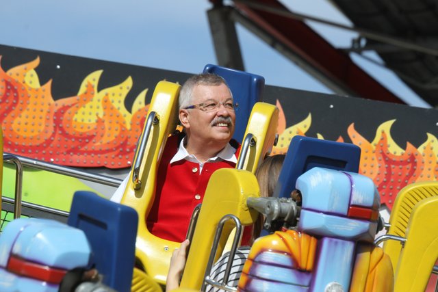 Tourismus-Manager Wolfram Zilk hat schon mal Spaß. | Foto: bayernpress