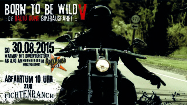 Bereits zum fünften Mal gibt Radio Gong 97.1 den Startschuss für seine Motorradausfahrt „Born To Be Wild“.