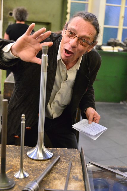 ,,Mus[e]en-Lesung" im Industriemuseum Lauf. | Foto: Michaela Moritz