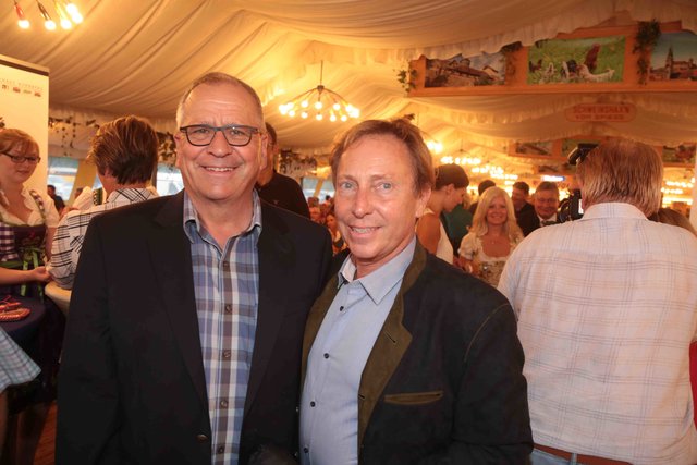 Filmemacher Peter Ponnath (l.), Telefilm und Fürths Kino-Pabst Alfred Ach. | Foto: bayernpress