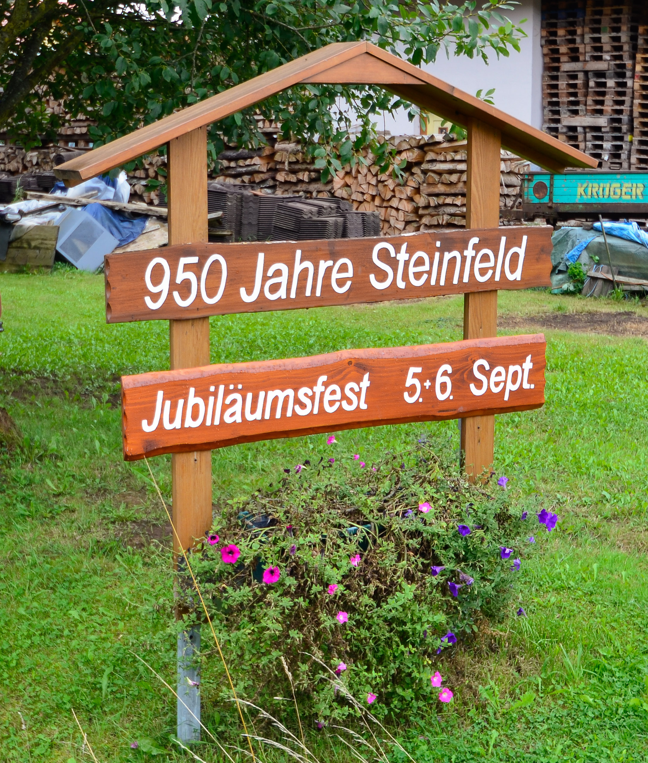Dorffest im Jubiläumsjahr 2015 in Steinfeld.