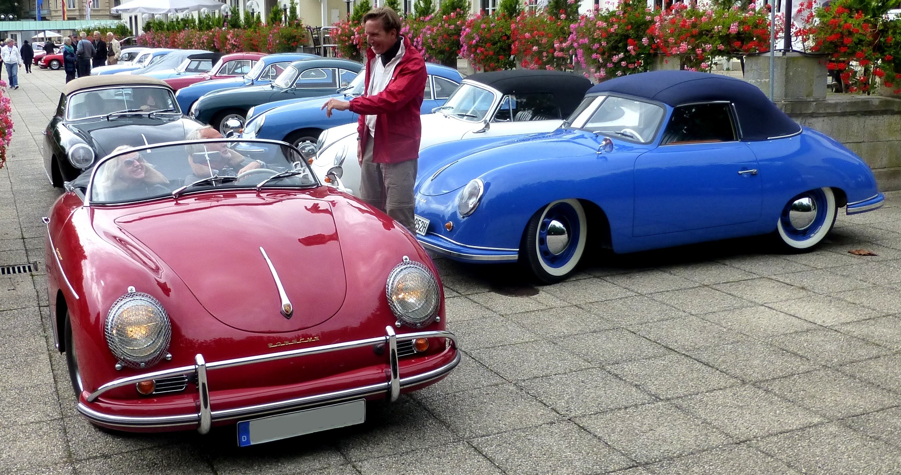 Porsche 356-Oldtimer zu Gast in Franken.