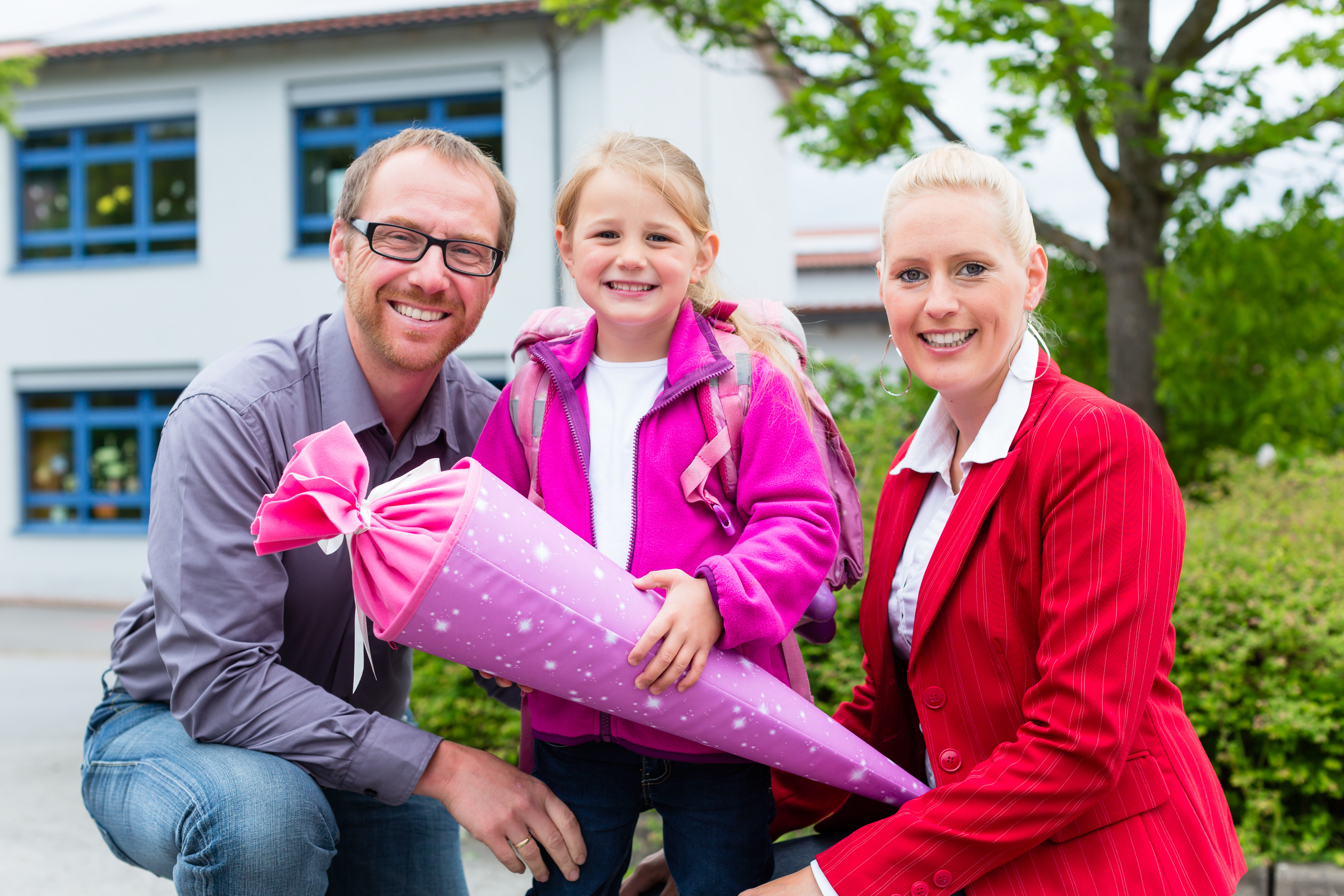 Ein Foto für die Ewigkeit - der erste Schultag. Nun ändert sich aber auch der Alltag für Kinder und Eltern.