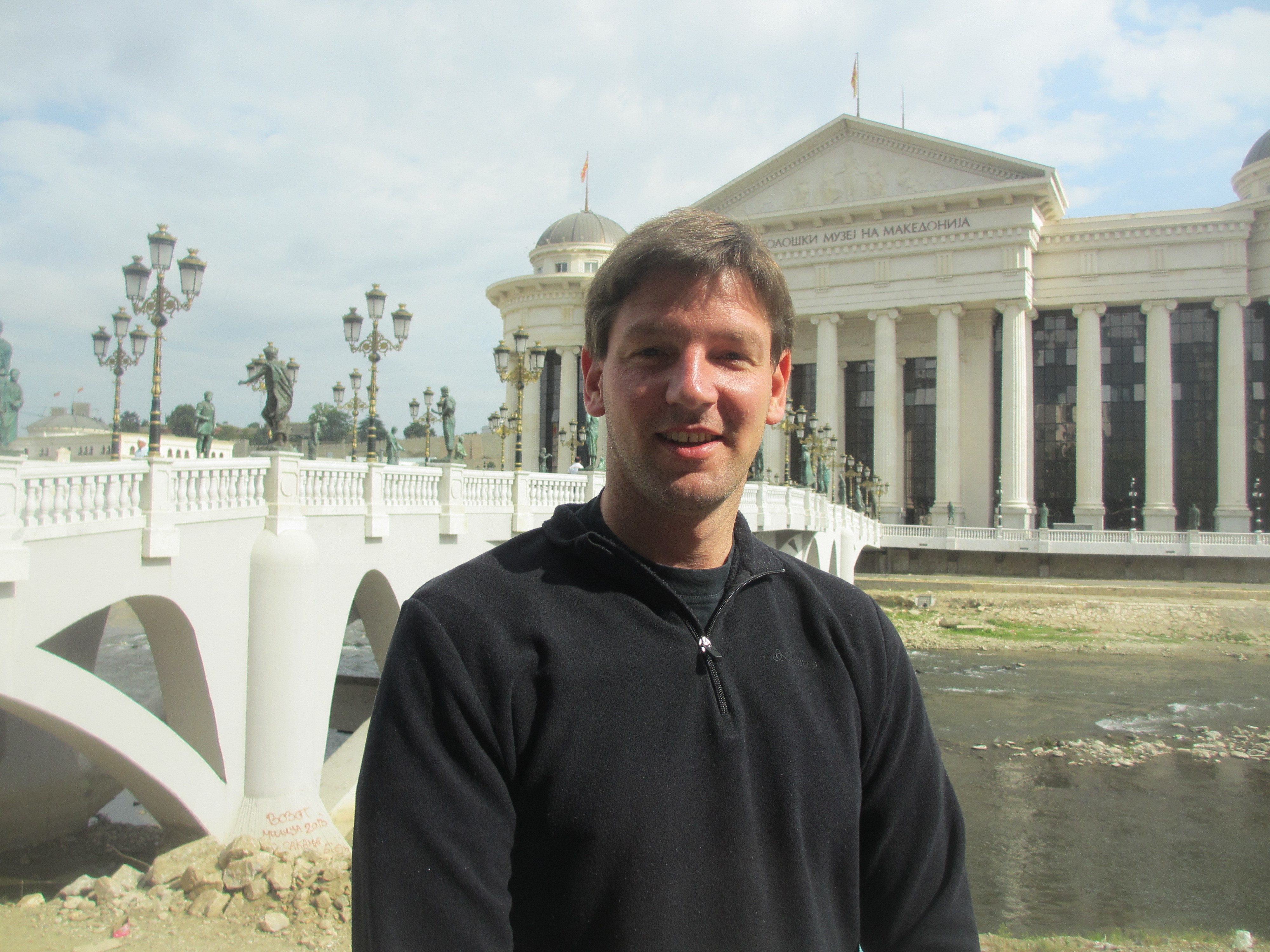 CSU Stadtrat Alexander Christ in Skopje