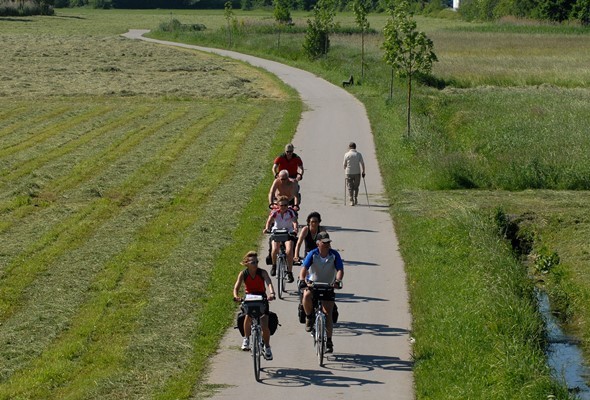 Radwege in Ansbach