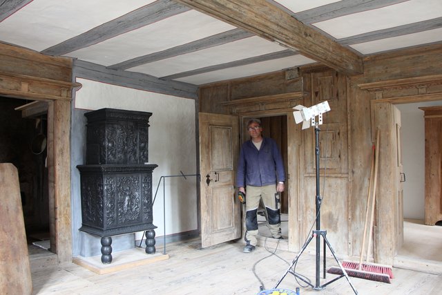 Fast fertig: Das ,,neue" Büttnerhaus im Freilandmuseum Bad Windsheim. | Foto: Freilandmuseum Bad Windsheim