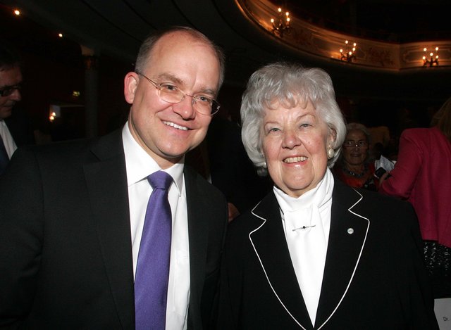 Alt-Bürgermeisterin Helene Jungkunz mit CSU-Stadtratsfraktionsvorsitzendem Sebastian Brehm. | Foto: JKönig