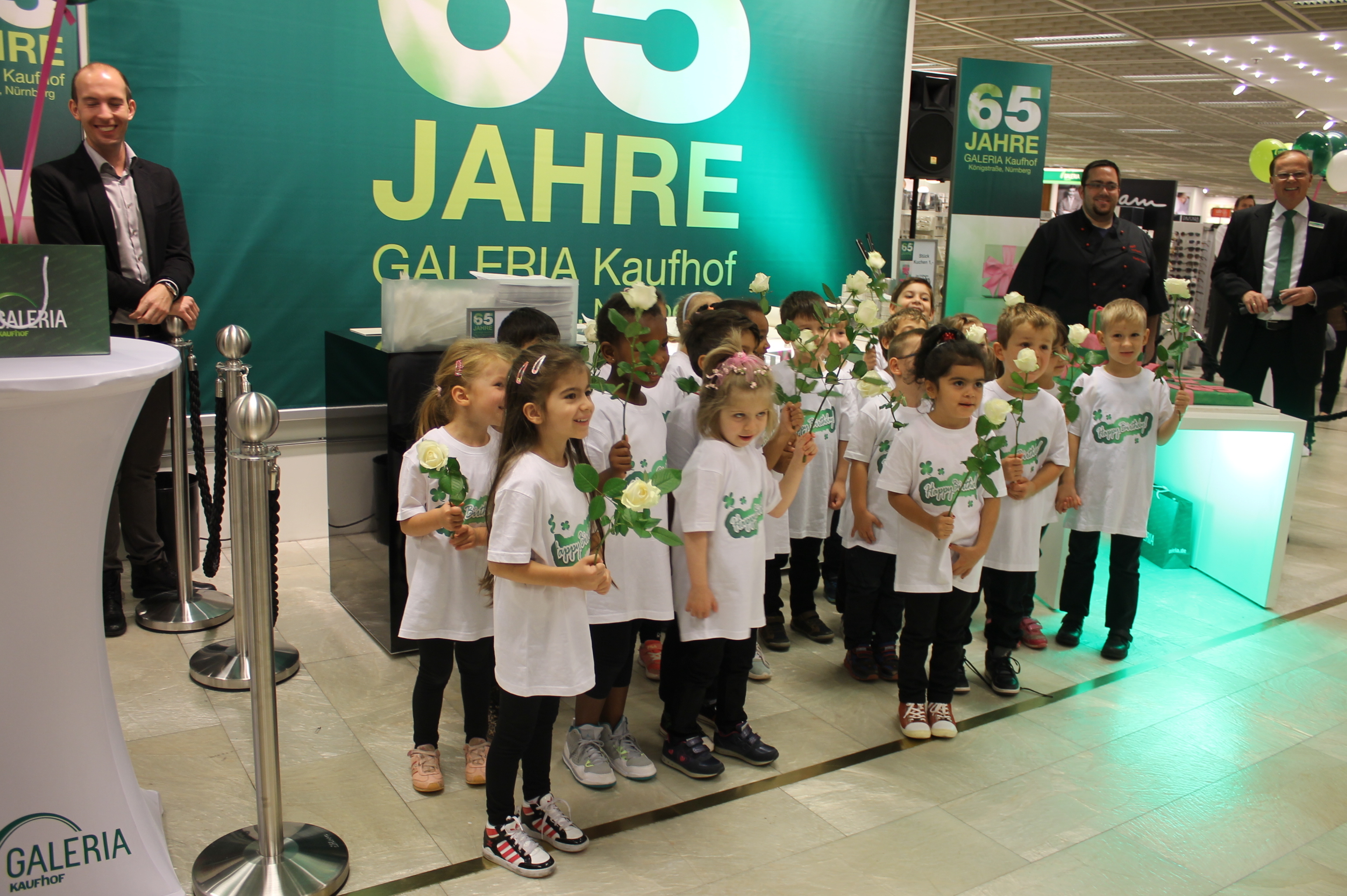 Geburtstagswünsche der Kinder.