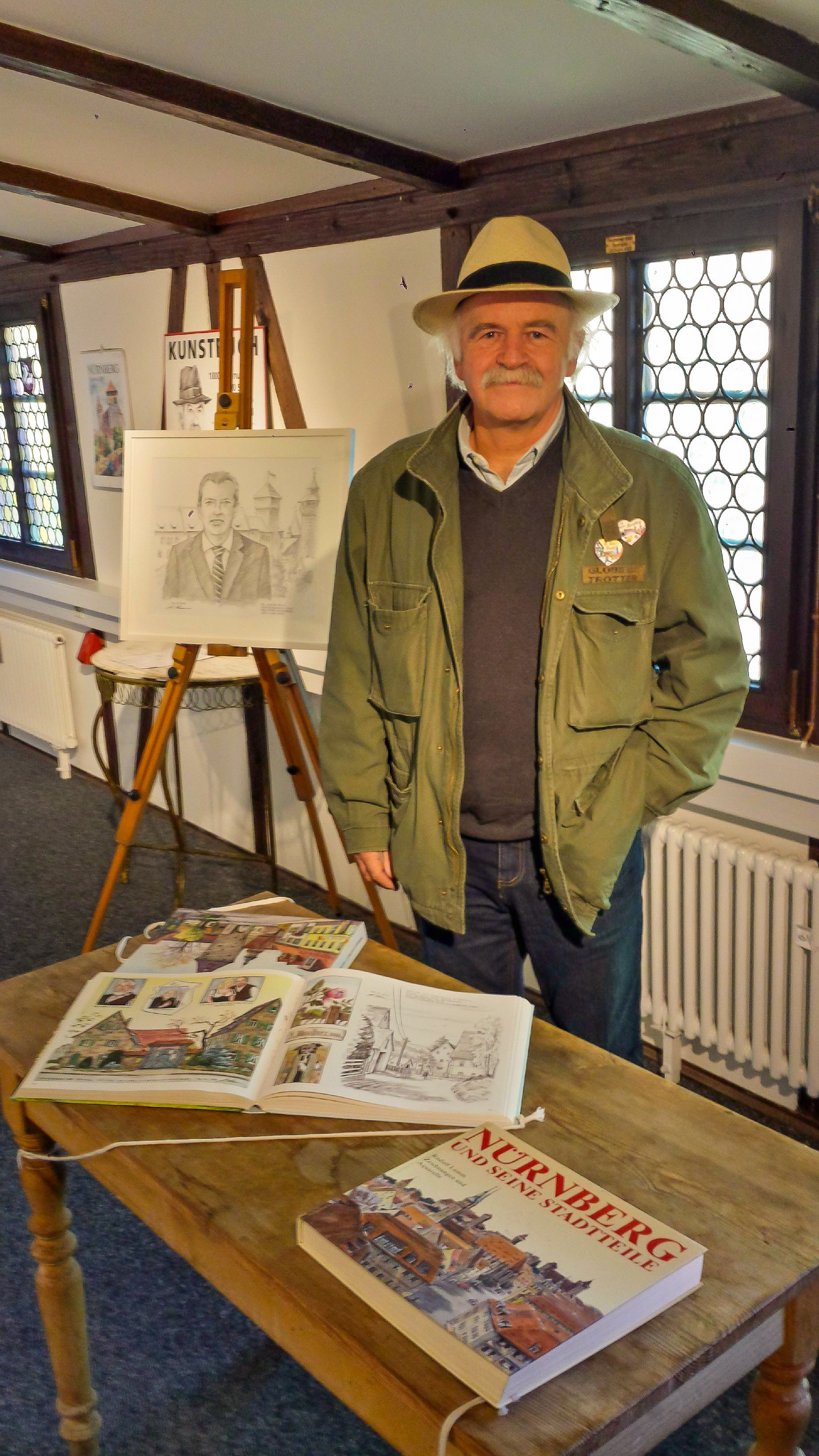 Zeichnungen und Aquarelle des Kunstmalers Rudolf Lumm im Handwerkerhof.