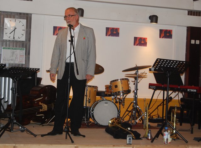 Andreas Ellner bei der Begrüßung