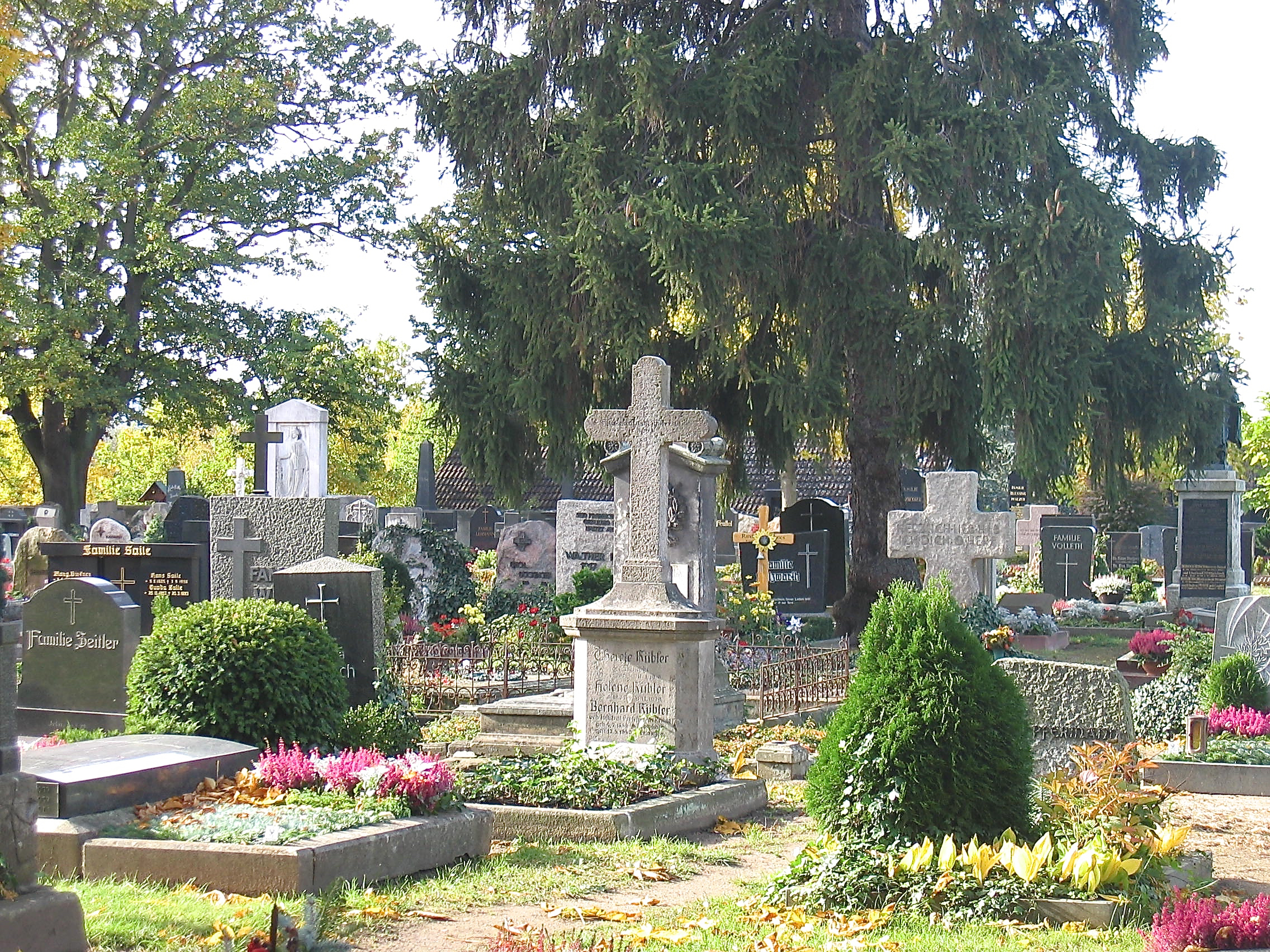 Der Neustädter Friedhof in Erlangen. Foto: ETM