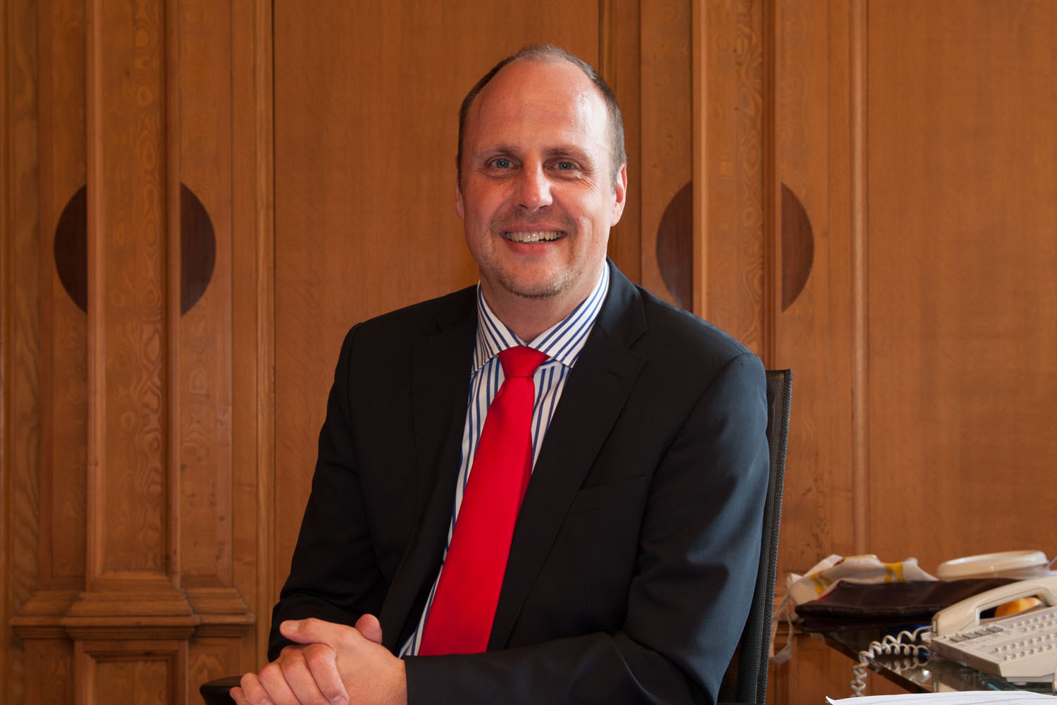 Bürgermeister Christian Vogel.