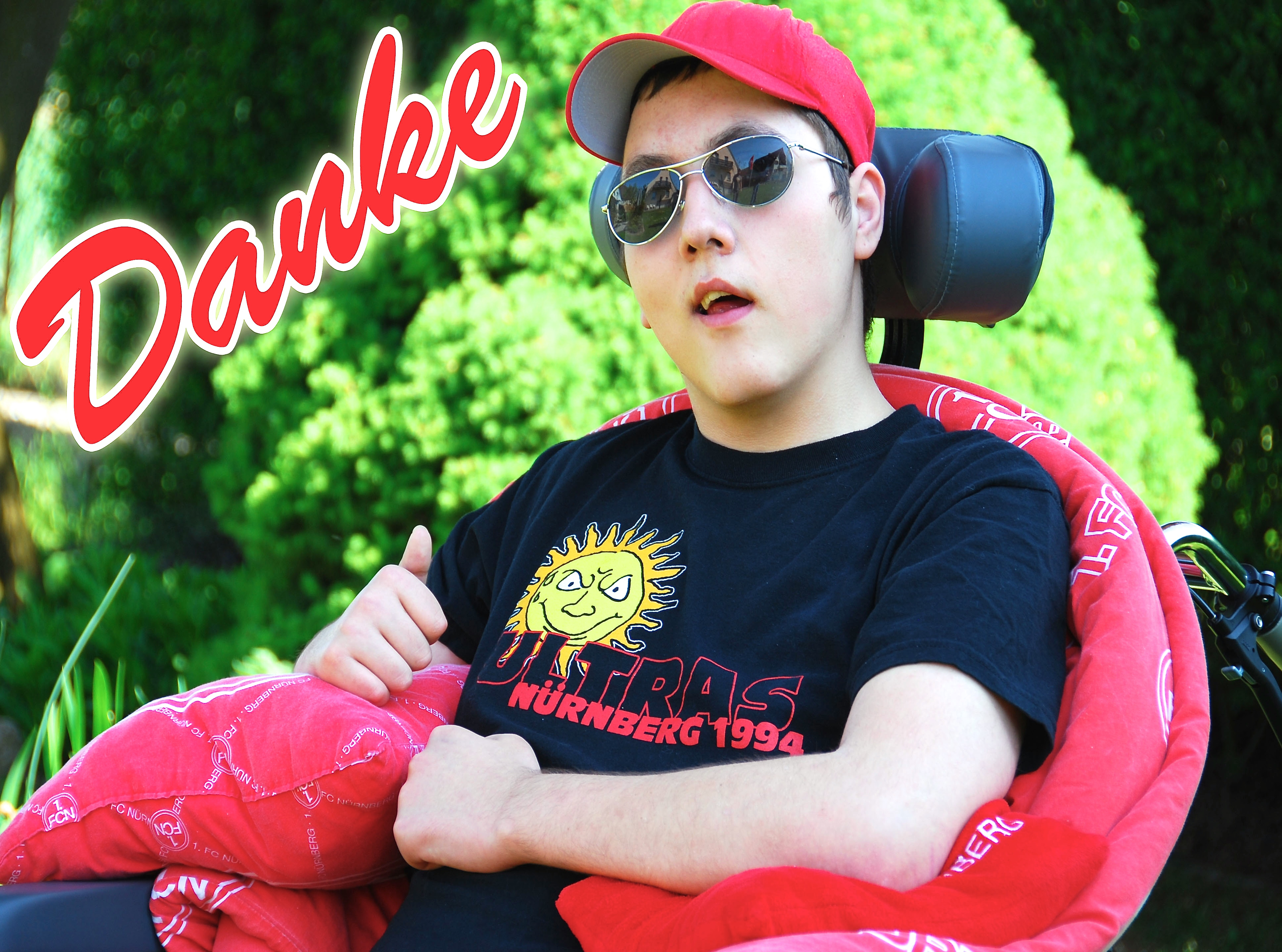 Tobi ist dankbar für jede Art der Unterstützung. Foto: privat