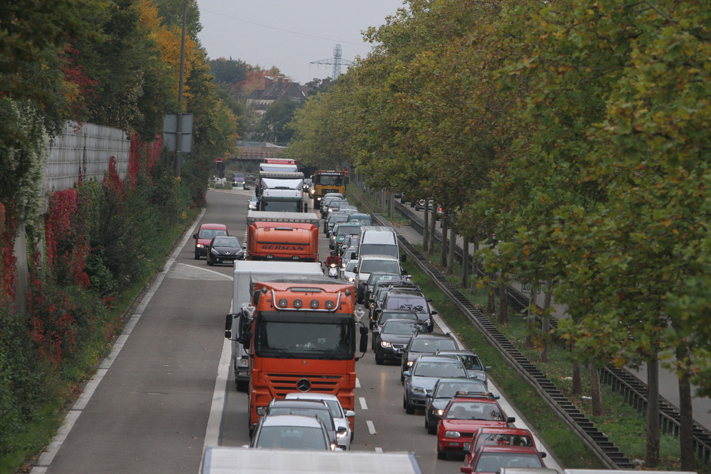 Dauerzankapfel Frankenschnellweg: Nun muss der Europäische Gerichtshof entscheiden.