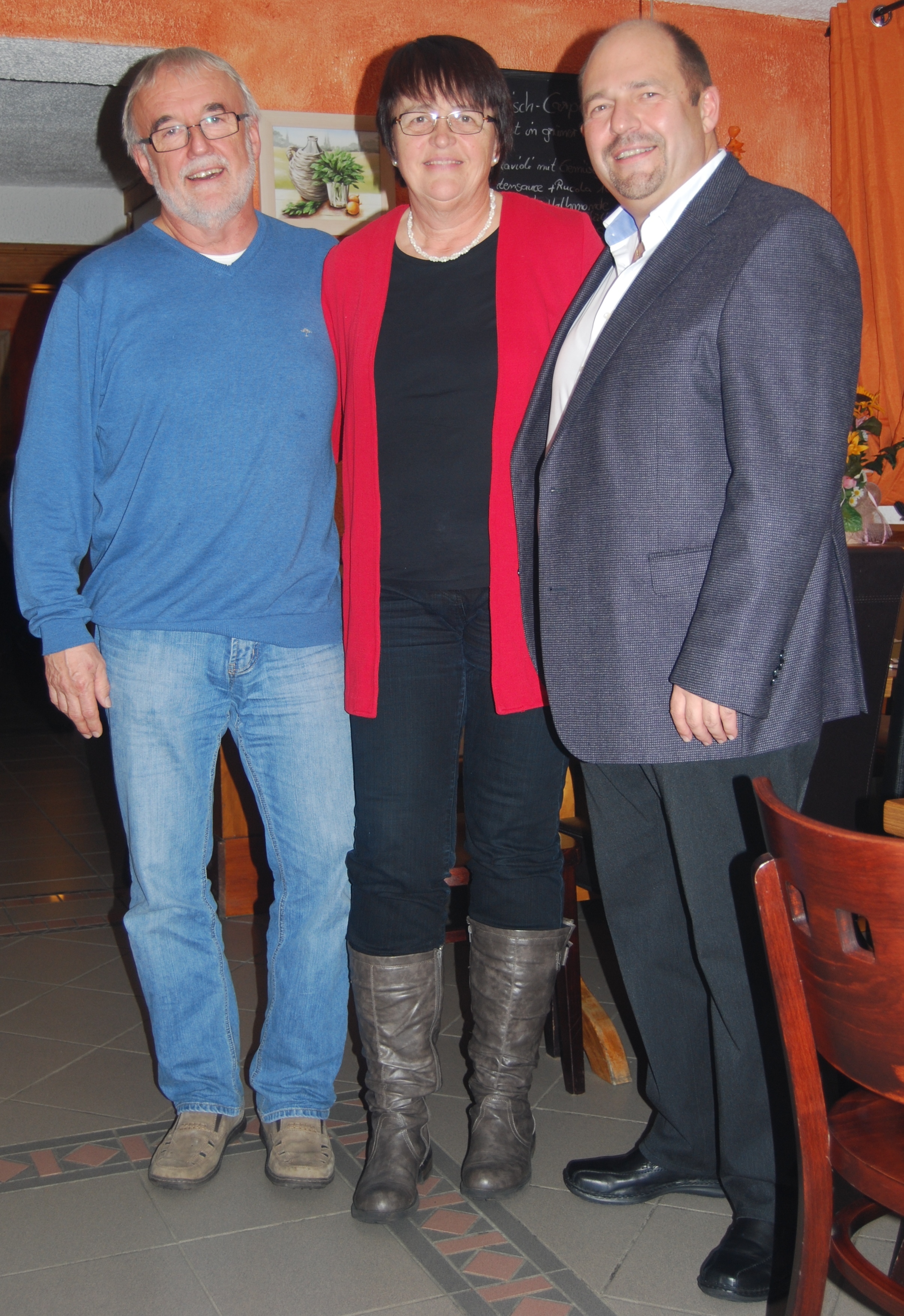 Andreas Ellner, Ilse-Marie Borgers und Manfred Hofmann