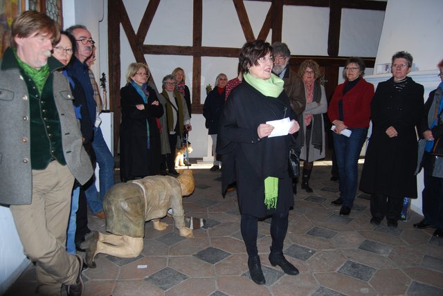 Begrüßung durch Gerda Hederer, Vorsitzende GEDOK Franken