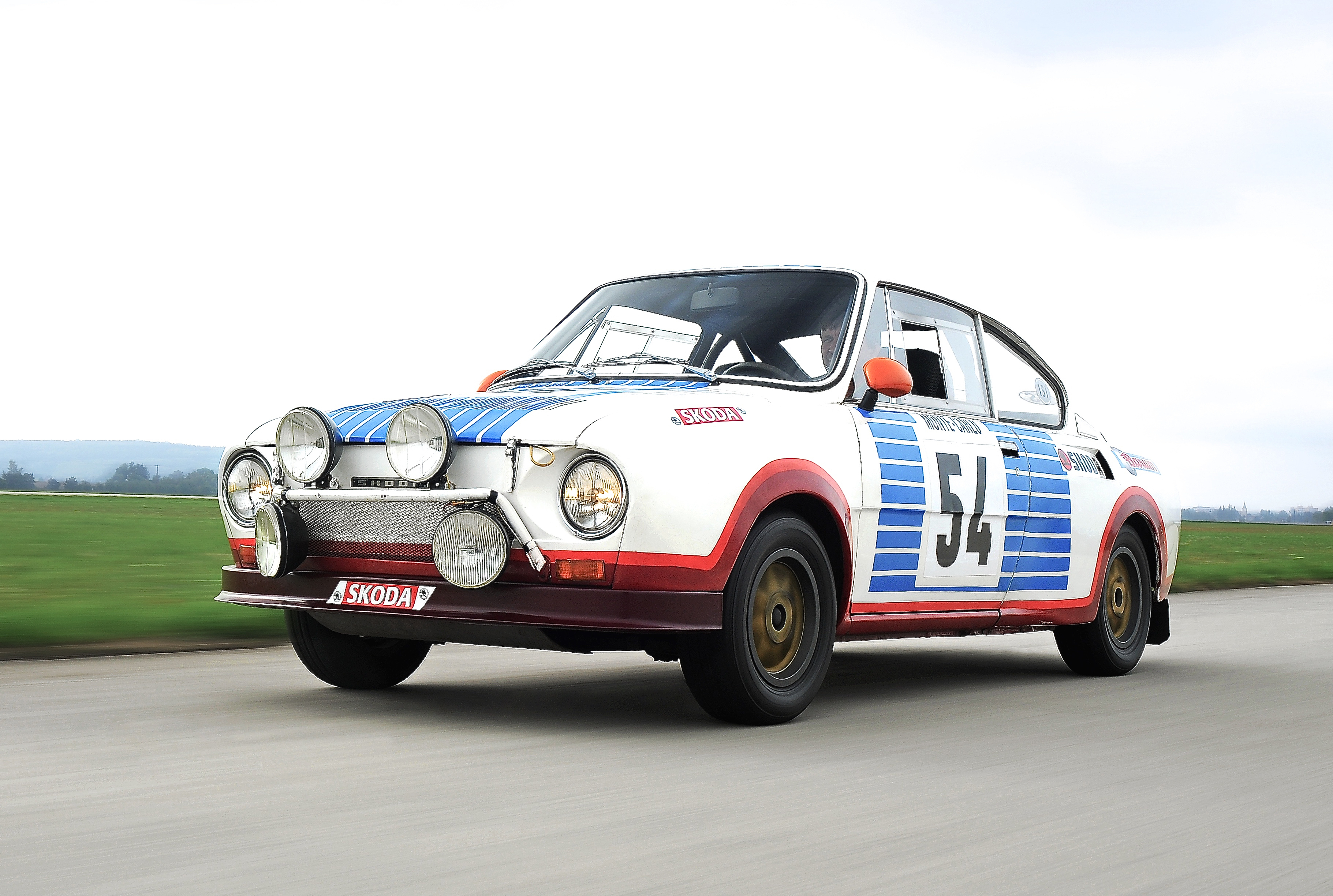 Flott auf der Piste: der Skoda 130 RS (1976). Foto: Auto-Medienportal.Net/Skoda