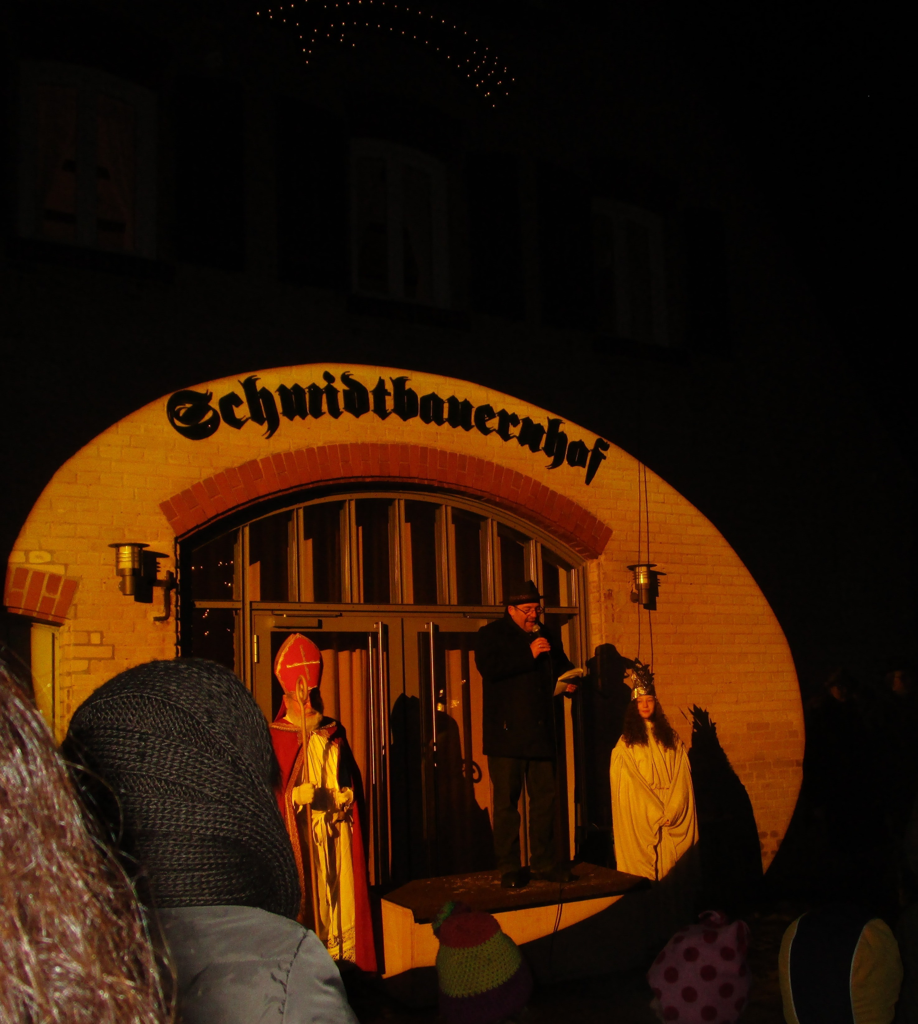 Nikolaus und Christkind, Bürgermeister Manfred Hofmann