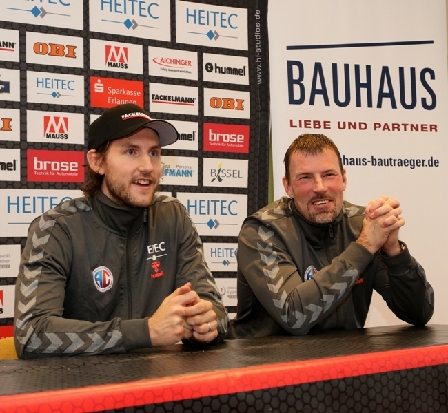 (Foto: hl-studios, Erlangen): HC Erlangen verstärkt sich mit schwedischen Torjäger Tobias Rivesjö (links)