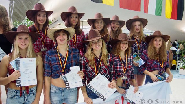 Bronzemedaille B-Jugend weiblich DMSJ Bundesfinale