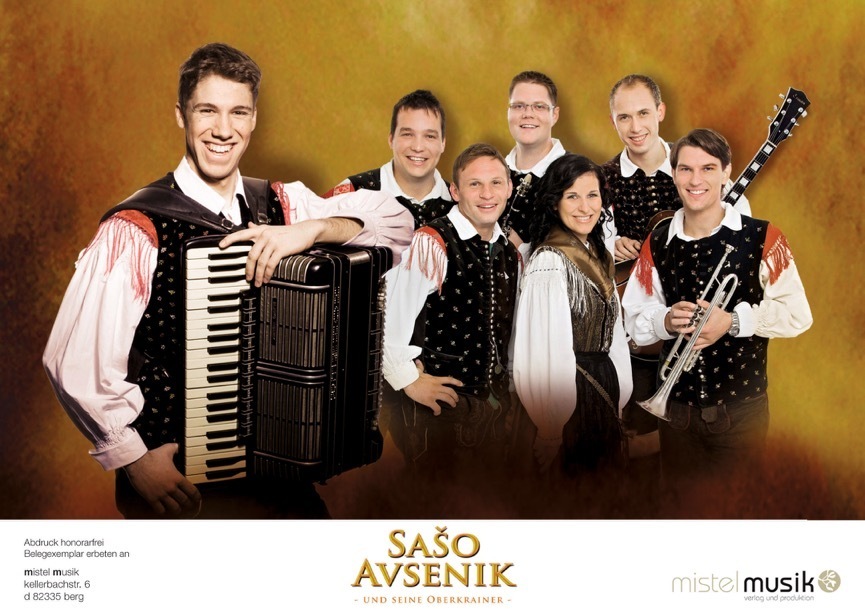 Saso Avsenik widmet sich mit seinen Musikern ganz dem musikalischen Vermächtnis seines Großvaters Slavko Avsenik, der die Oberkrainer Musik weltberühmt machte.