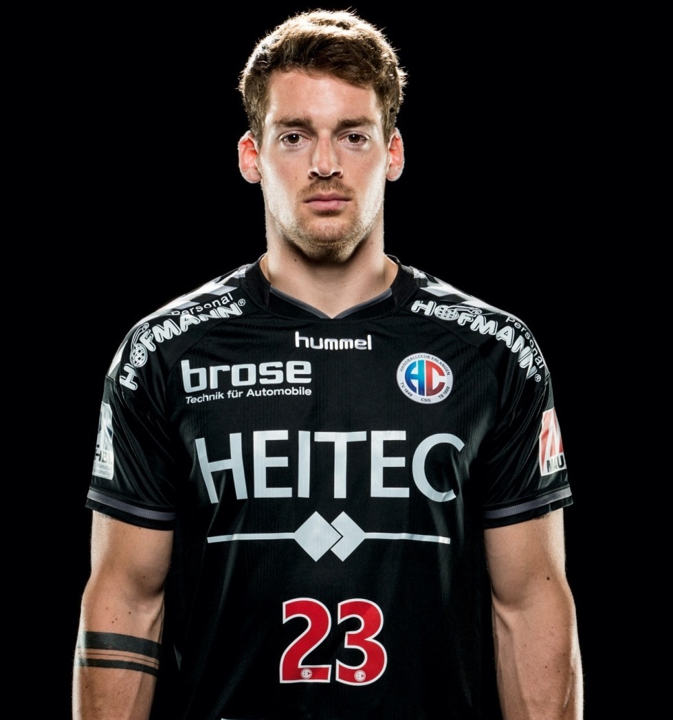 (Foto: hl-studios, Erlangen): HC Erlangen – Mannschaftskapitän Ole Rahmel lädt die fränkischen Fans nach Aue ein