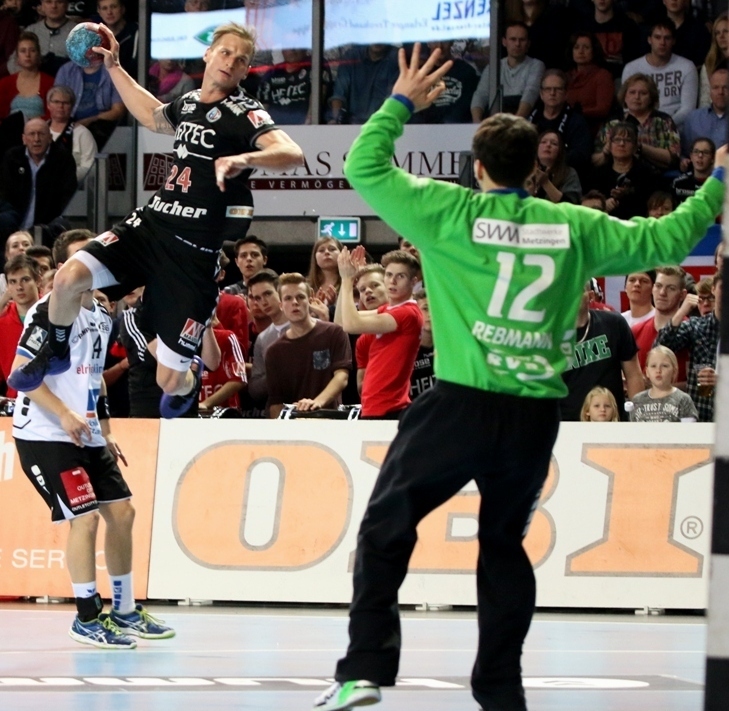 (Foto: hl-studios, Erlangen): HC Erlangen – Martin Stranovsky überzeugte mit 9 Treffern