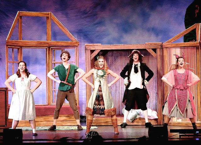 Die beliebten Charaktere des Kinderbuchklassikers „Peter Pan“ sind in Erlangen auf der Bühne zu erleben. Foto: Veranstalter