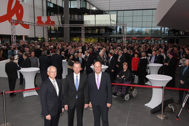 Rund 1.500 Gäste kamen zum diesjährigen Neujahrsempfang der Stadt Nürnberg ins NCC-Mitte Nürnberg. | Foto: John R. Braun