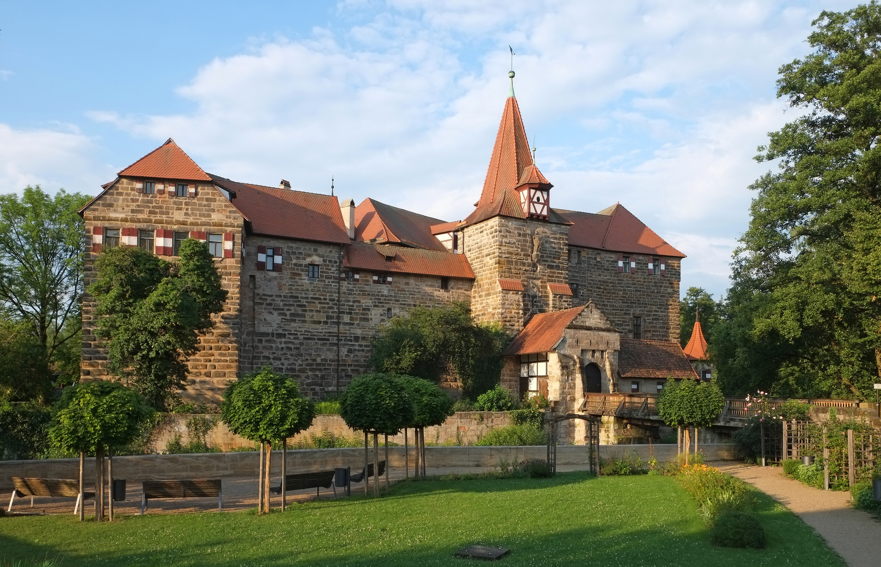 Das Laufer Wenzelschloss ist eines der am besten erhaltenen Bauwerke des ausgehenden Mittelalters.