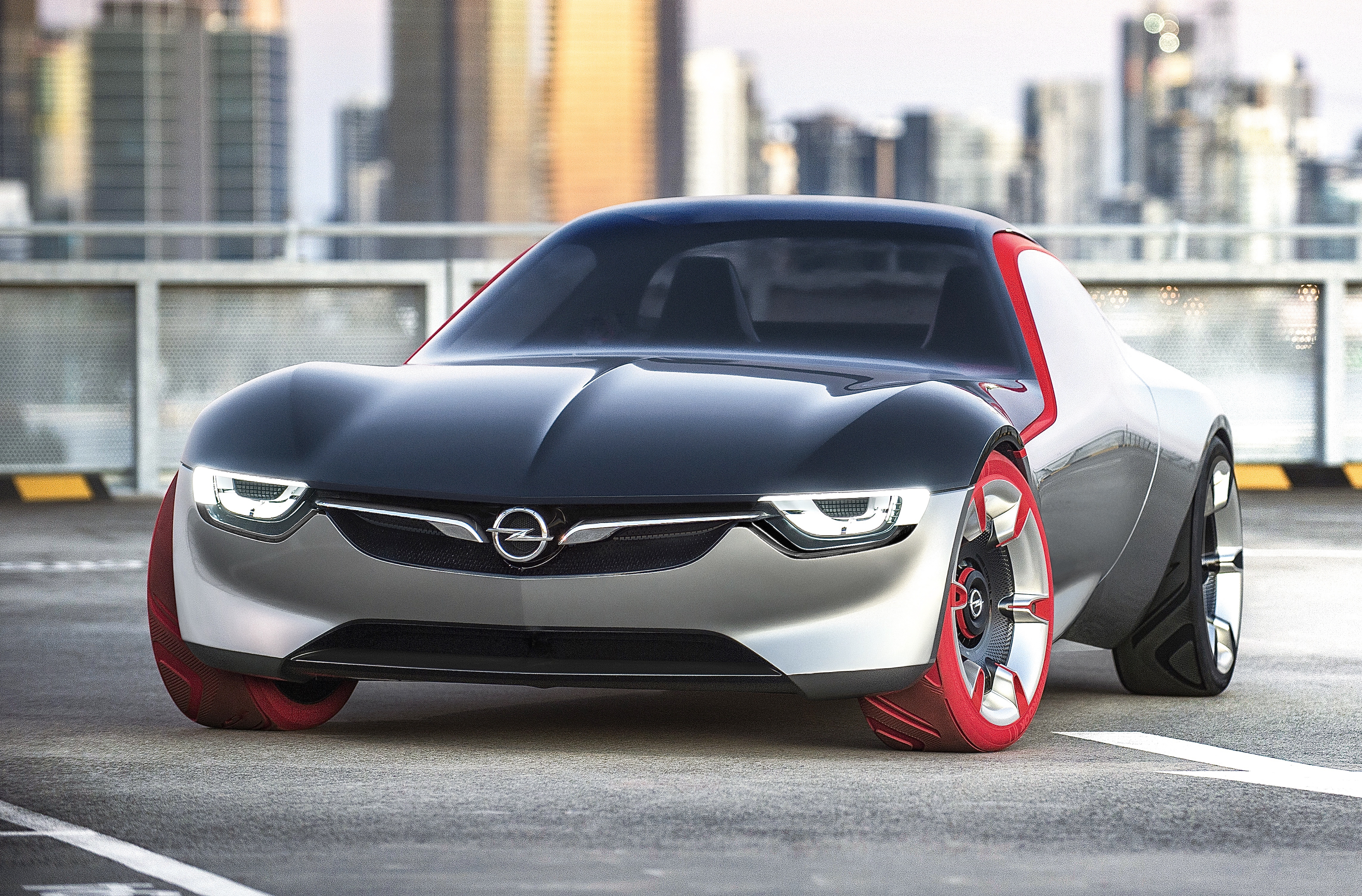 Blick in die Zukunft: der Opel GT Concept. Foto: Auto-Medienportal.Net/Opel