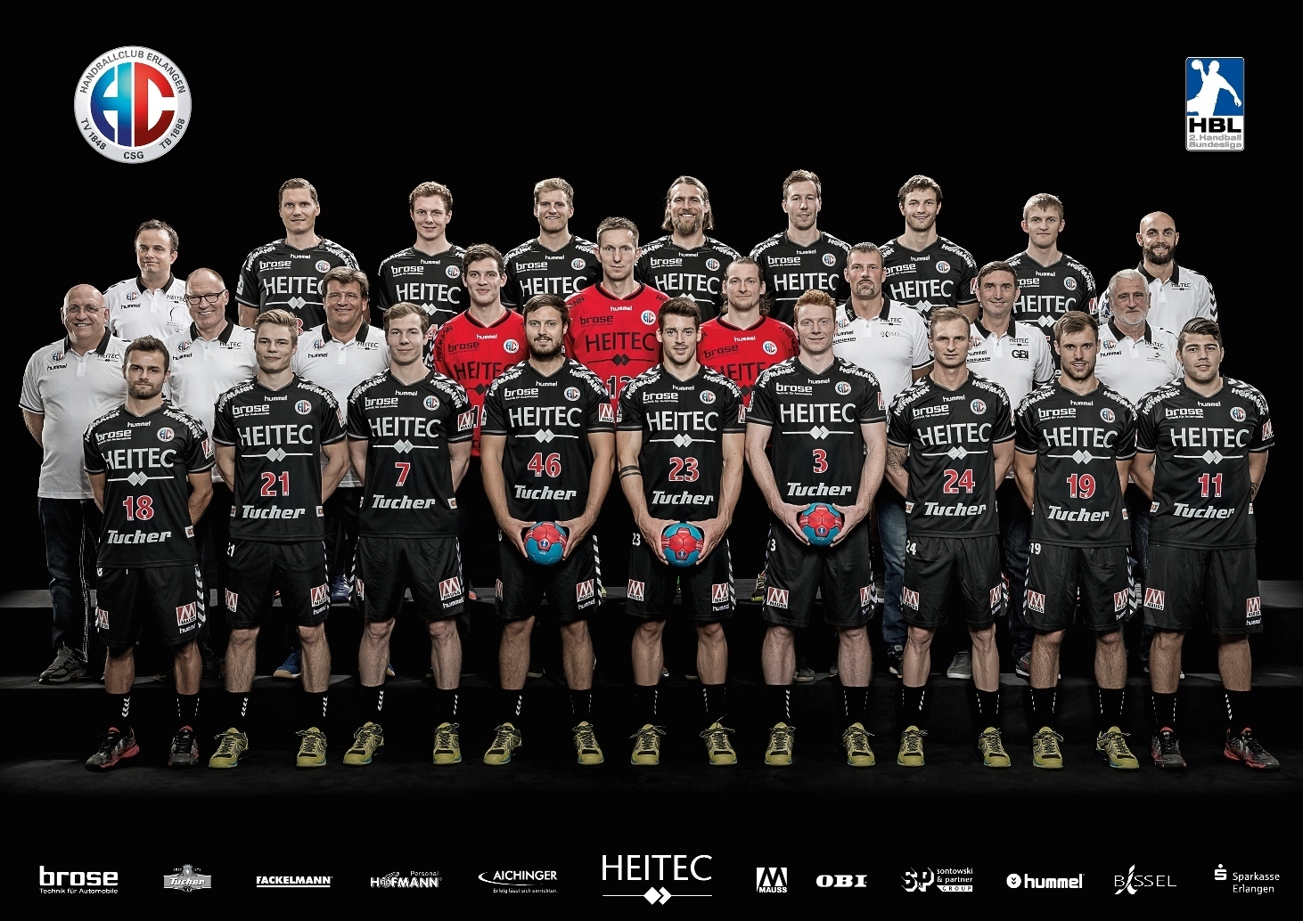 (Foto: hl-studios, Erlangen): HC Erlangen - Weltklasse-Spieler und talentierte Eigengewächse