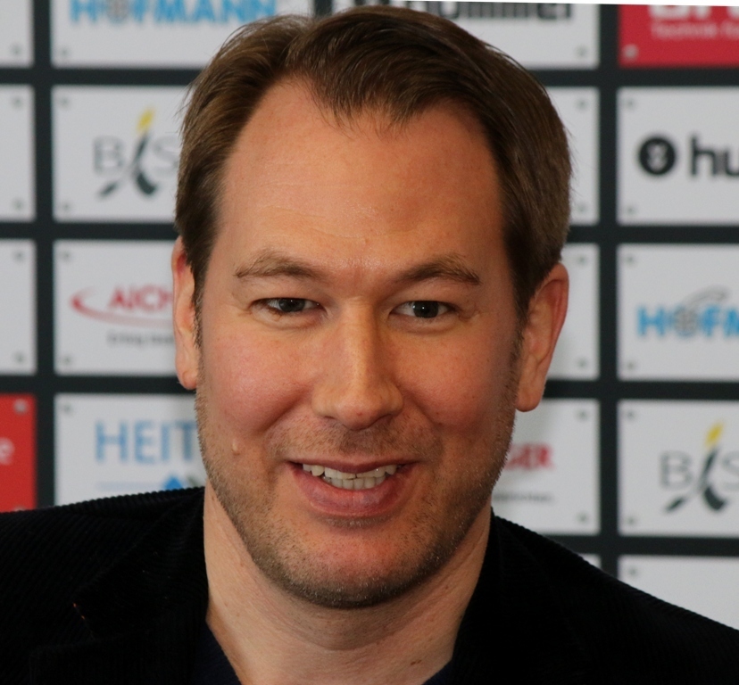 (Foto: hl-studios, Erlangen): Geschäftsführer Stefan Adam: der Support der HCE-Fans ist fantastisch