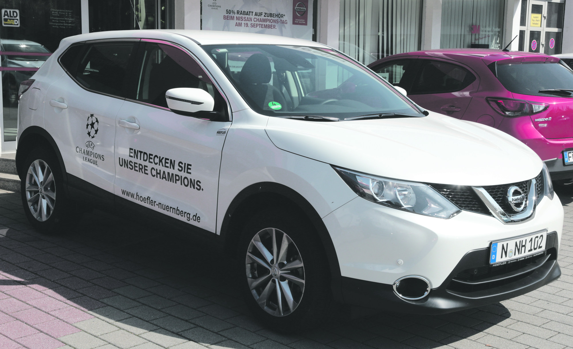 Nissan ist einer der Hauptsponsoren der UEFA Champions League.