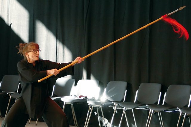 Die Schlange - eine Bewegung aus der 42er Speerform