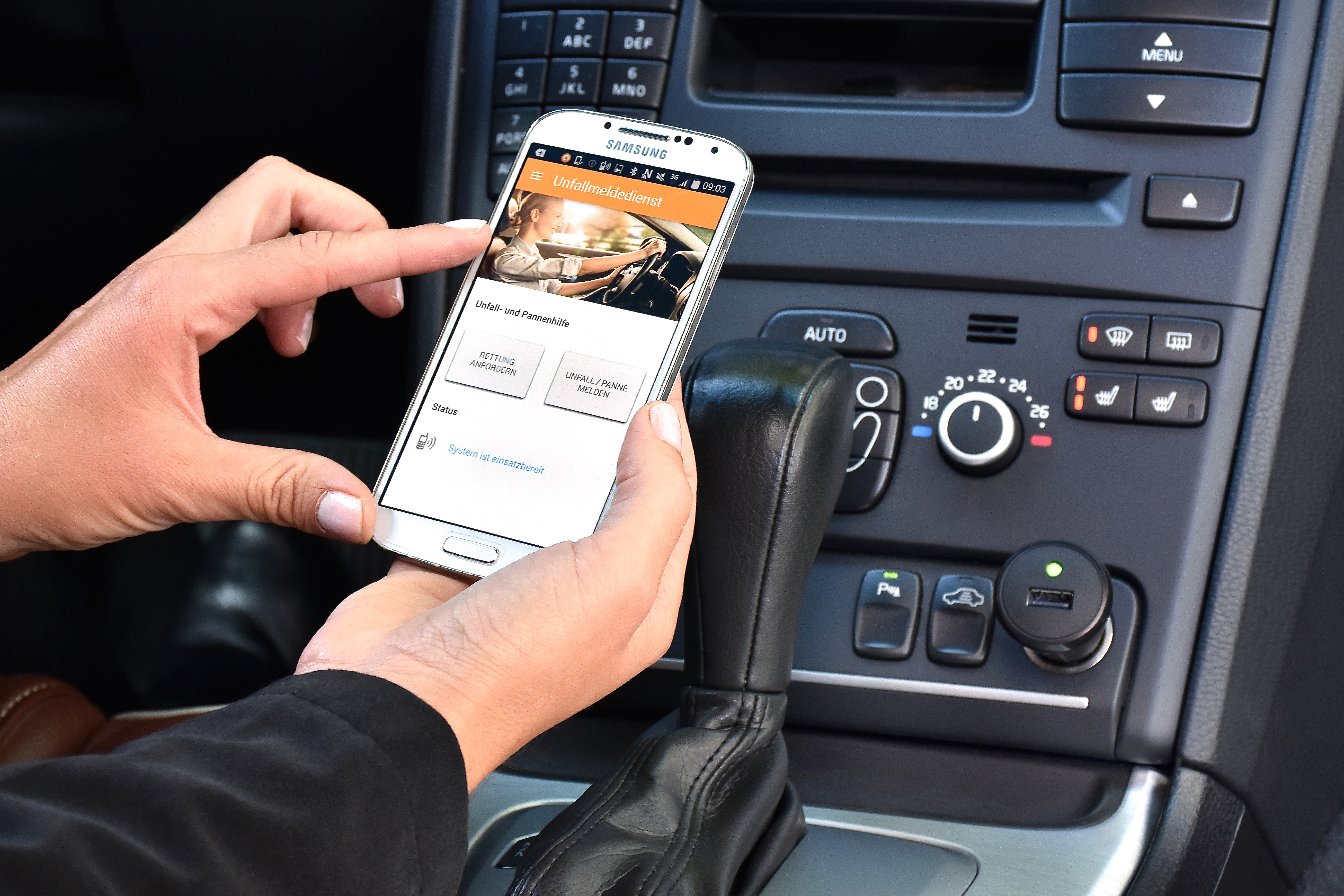 Über die Unfallmelde-App kann im Falle des Falles schnell Hilfe organisiert werden. Foto: GDV